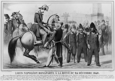 Louis Napoleon Bonaparte III (1808-73) zum Präsidenten der Republik gewählt, 20. Dezember 1848 von Leon Henri Antoine Loire